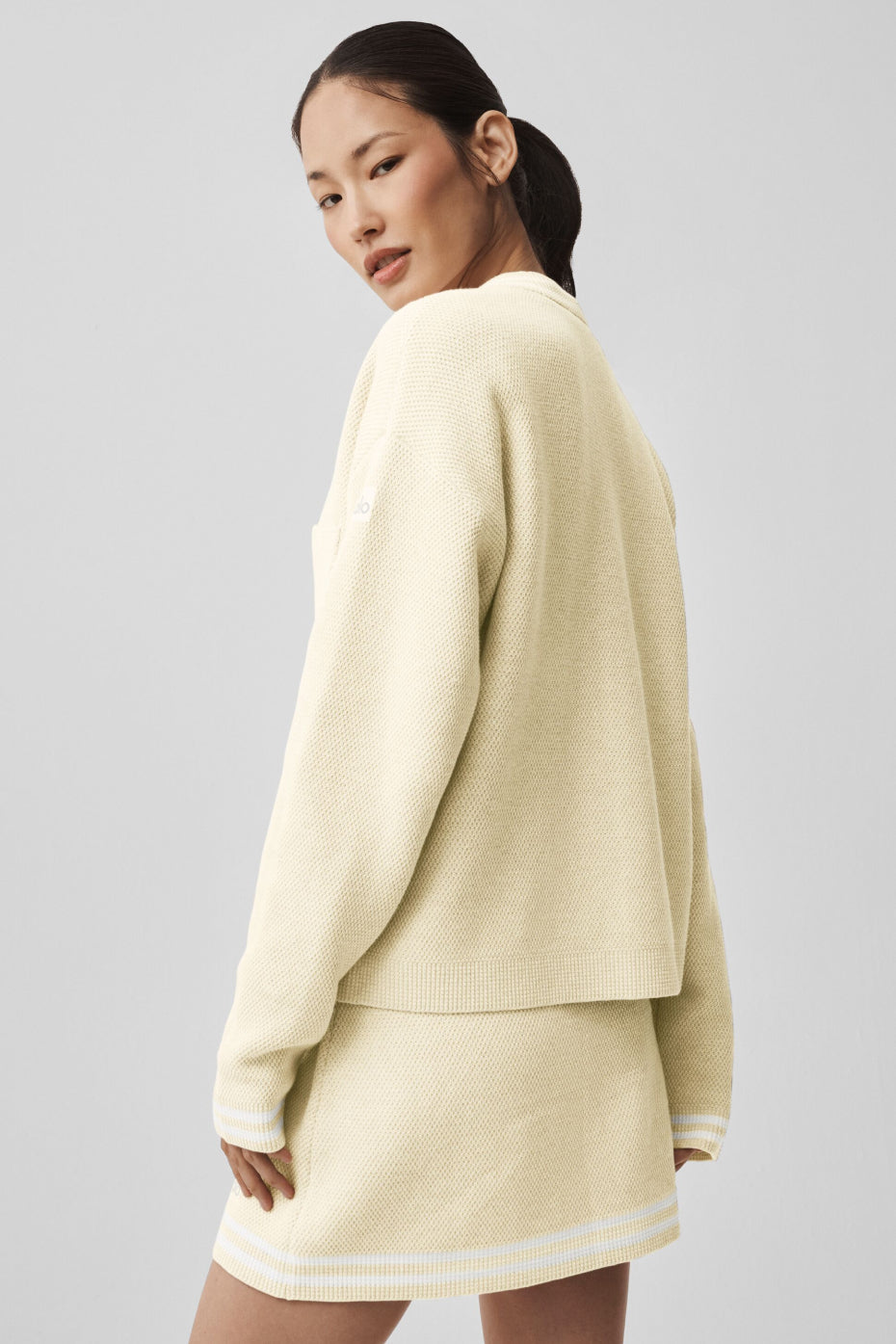 Cardigan En Maille Tennis Club