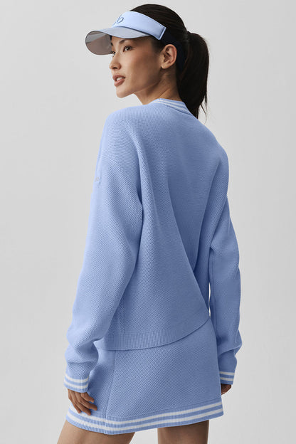 Cardigan En Maille Tennis Club