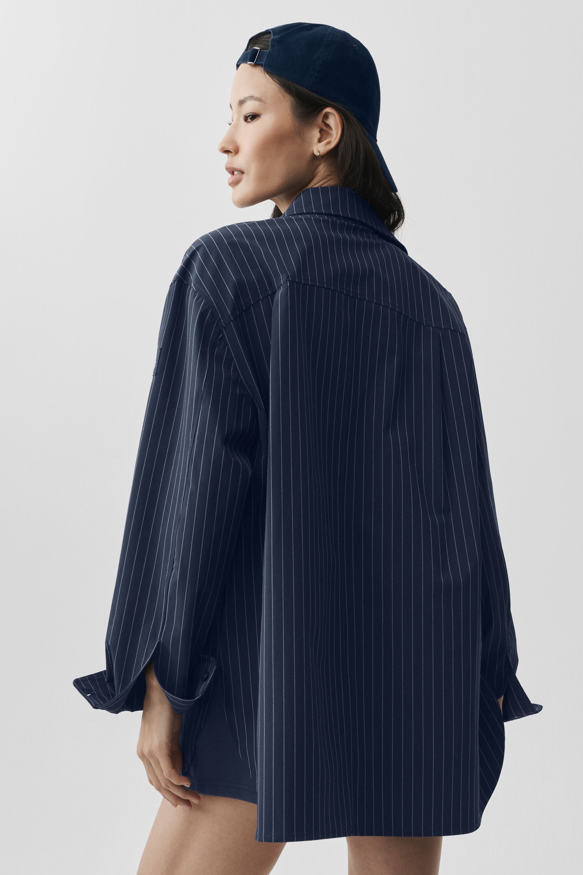 Chemise Manches Longues À Fines Rayures Daylight