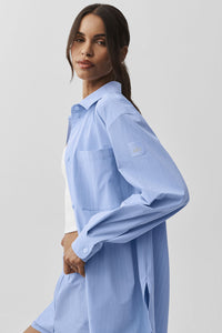Chemise Manches Longues À Fines Rayures Daylight