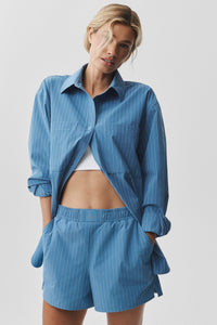 Chemise Manches Longues À Fines Rayures Daylight