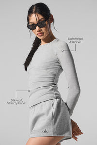 Ribbed Modal Long Sleeve