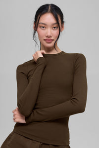 Ribbed Modal Long Sleeve