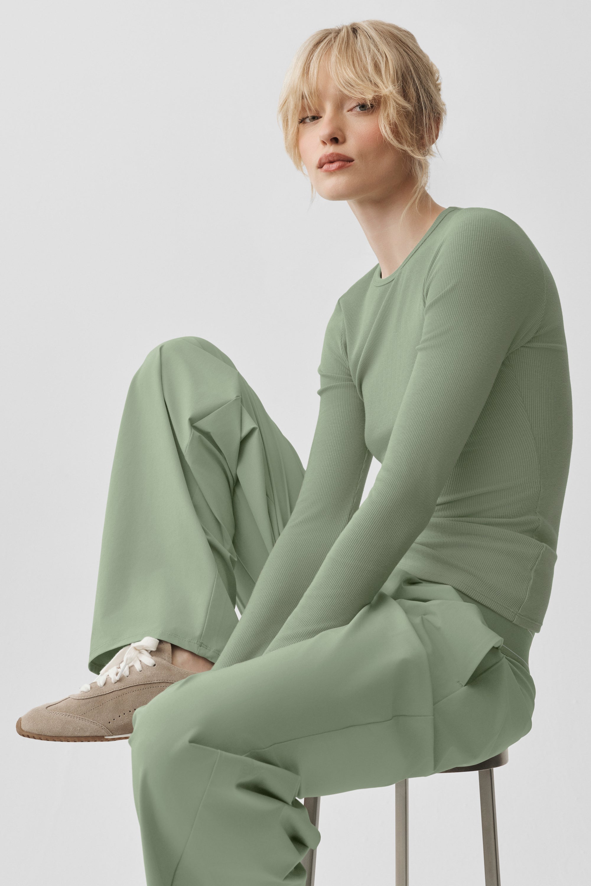 Ribbed Modal Long Sleeve