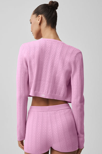 Cardigan Tricot Pointelle Be Mine
