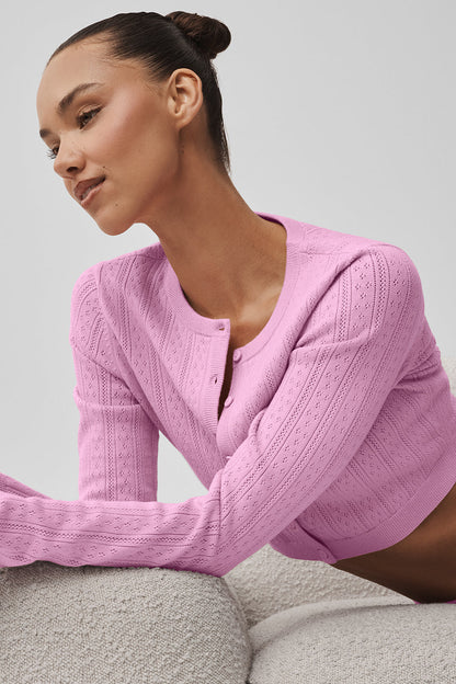 Cardigan Tricot Pointelle Be Mine