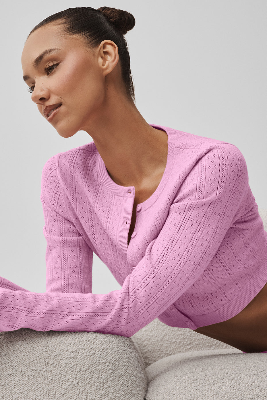 Cardigan Tricot Pointelle Be Mine