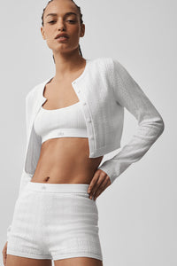 Cardigan Tricot Pointelle Be Mine