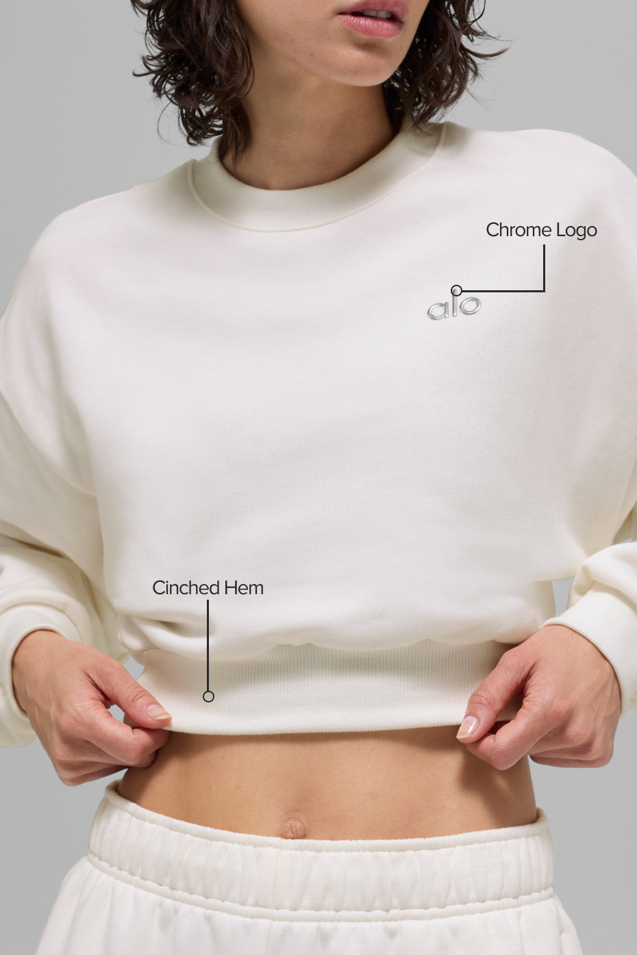 Pull Court Col Ras-Du-Cou Accolade
