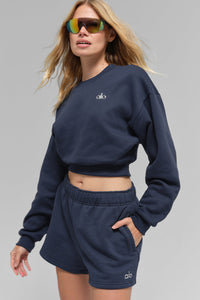 Cropped Accolade Crewneck