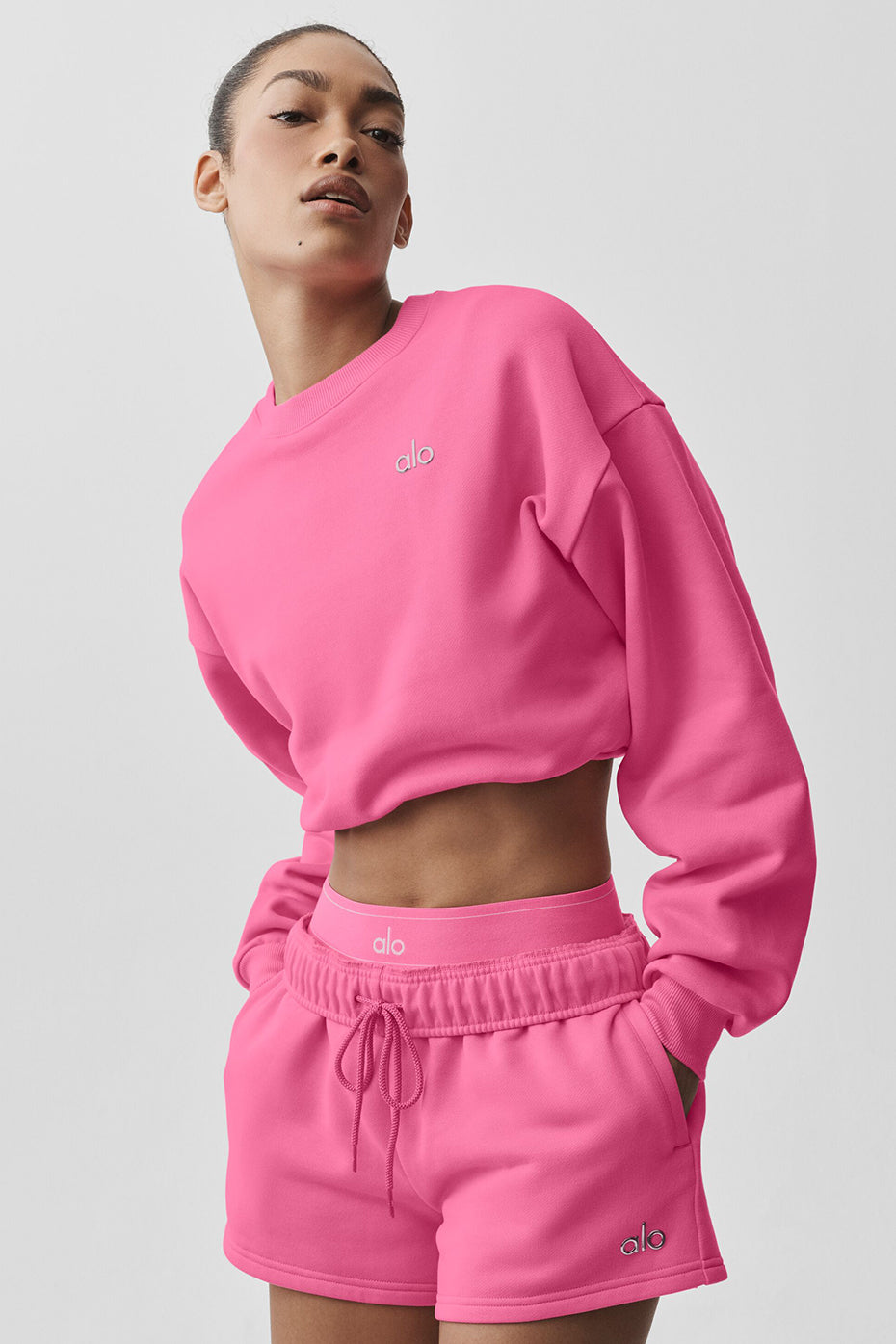 Cropped Accolade Crewneck