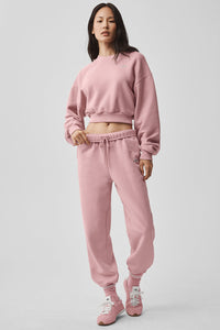 Cropped Accolade Crewneck