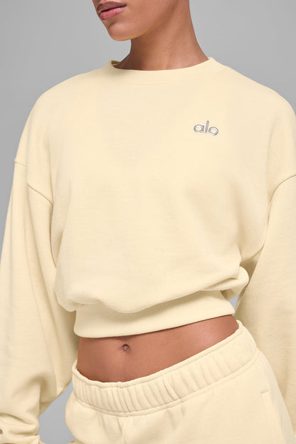 Cropped Accolade Crewneck