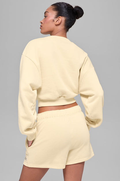 Cropped Accolade Crewneck