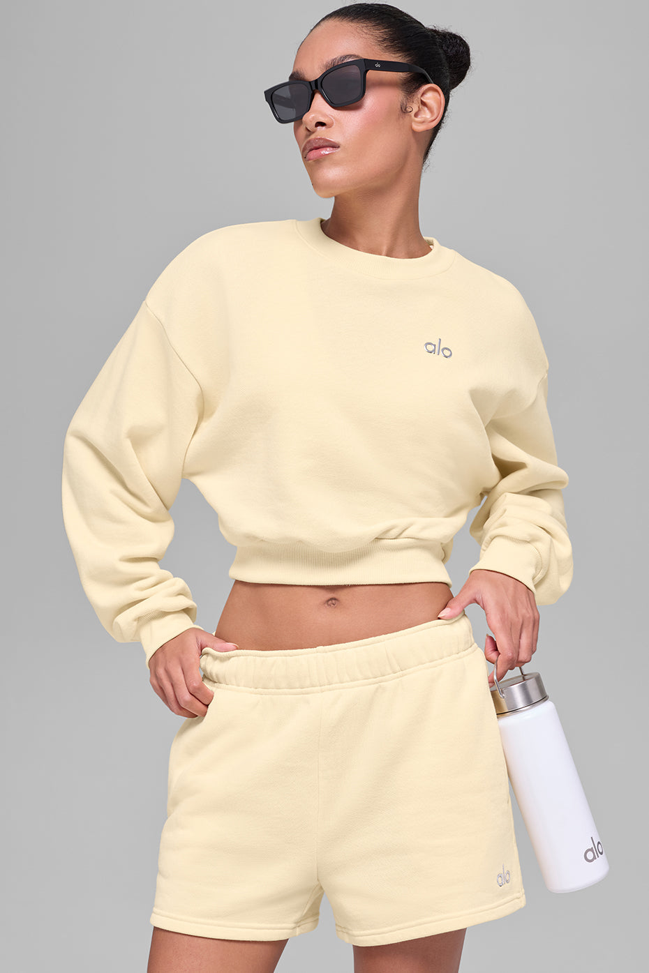 Cropped Accolade Crewneck