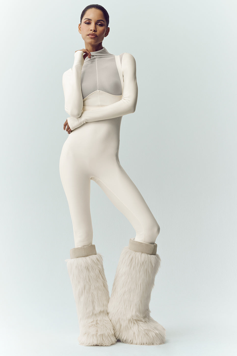 Haut Manches Longues Airlift Winter Warm Mesh Ski Time