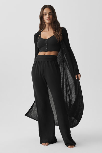 Cardigan Long En Cachemire Sheer
