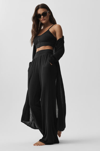 Cardigan Long En Cachemire Sheer