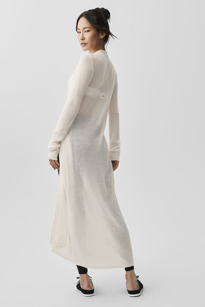 Cardigan Long En Cachemire Sheer