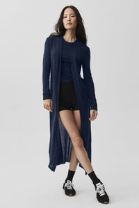 Cardigan Long En Cachemire Sheer