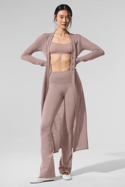 Cardigan Long En Cachemire Sheer