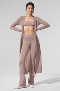 Cardigan Long En Cachemire Sheer
