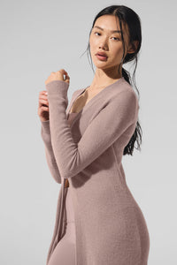 Cardigan Long En Cachemire Sheer