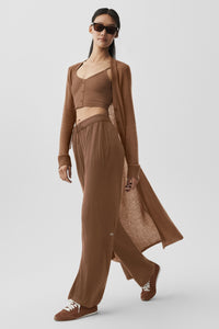 Cardigan Long En Cachemire Sheer