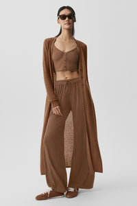 Cardigan Long En Cachemire Sheer