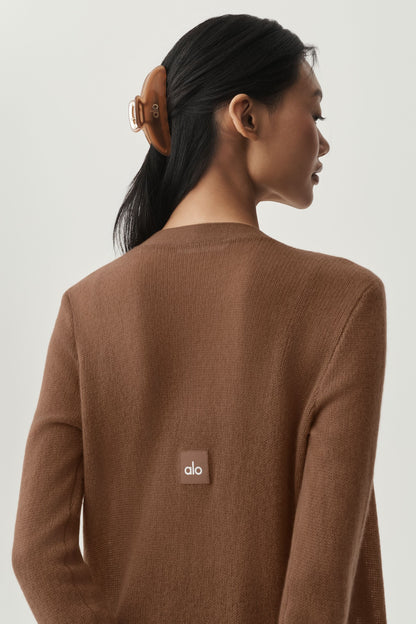 Cardigan Long En Cachemire Sheer