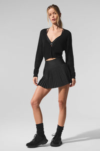 Cardigan Court En Cachemire Sheer