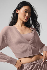 Cardigan Court En Cachemire Sheer