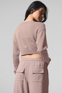 Cardigan Court En Cachemire Sheer