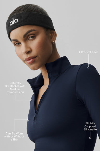 Haut Manches Longues Zippé 1/4 ALO Softsculpt Precision
