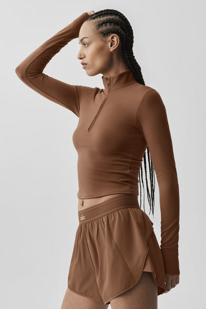 Haut Manches Longues Zippé 1/4 ALO Softsculpt Precision