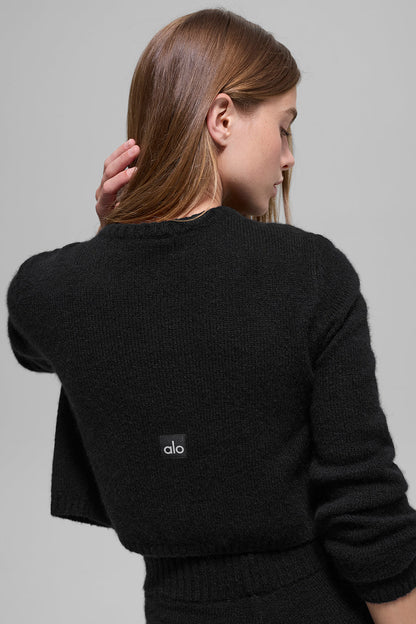 Cardigan Court En Laine Et Cachemire New Class