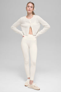 Cardigan Court En Laine Et Cachemire New Class