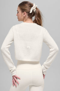 Cardigan Court En Laine Et Cachemire New Class