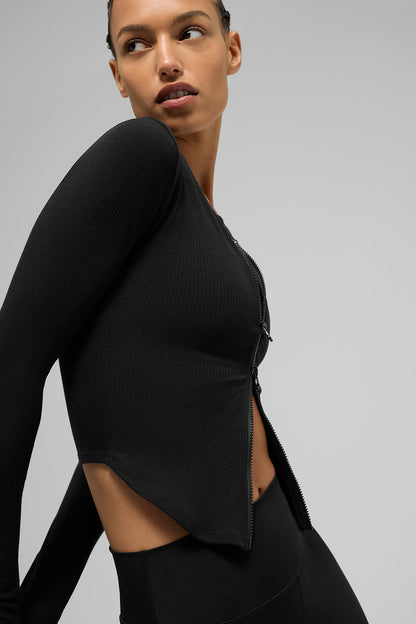 Ribbed Stardust Long Sleeve