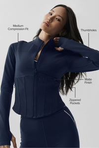 Veste Corset Zippée Airbrush