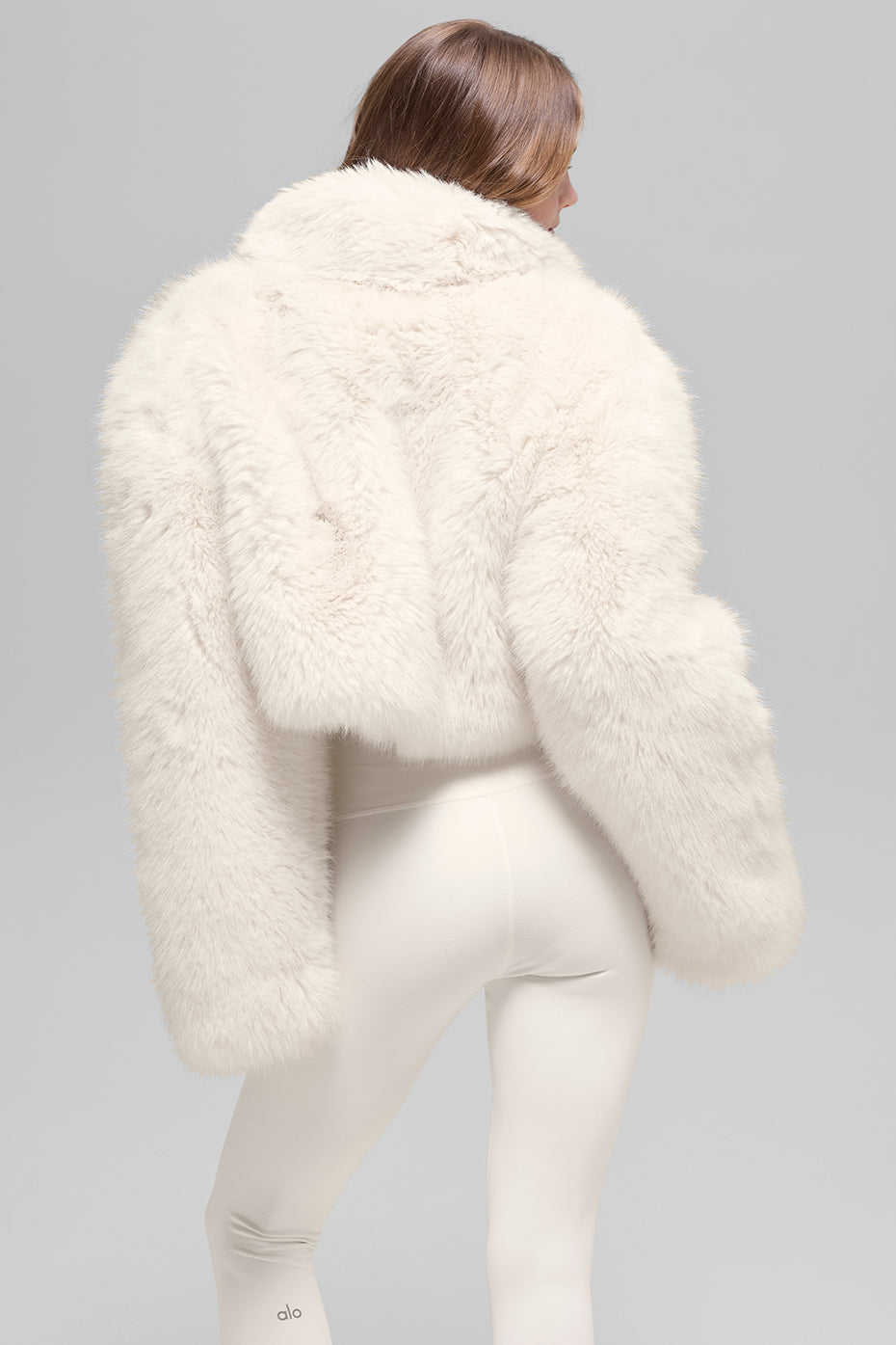 Veste Courte Fausse Fourrure Opulent