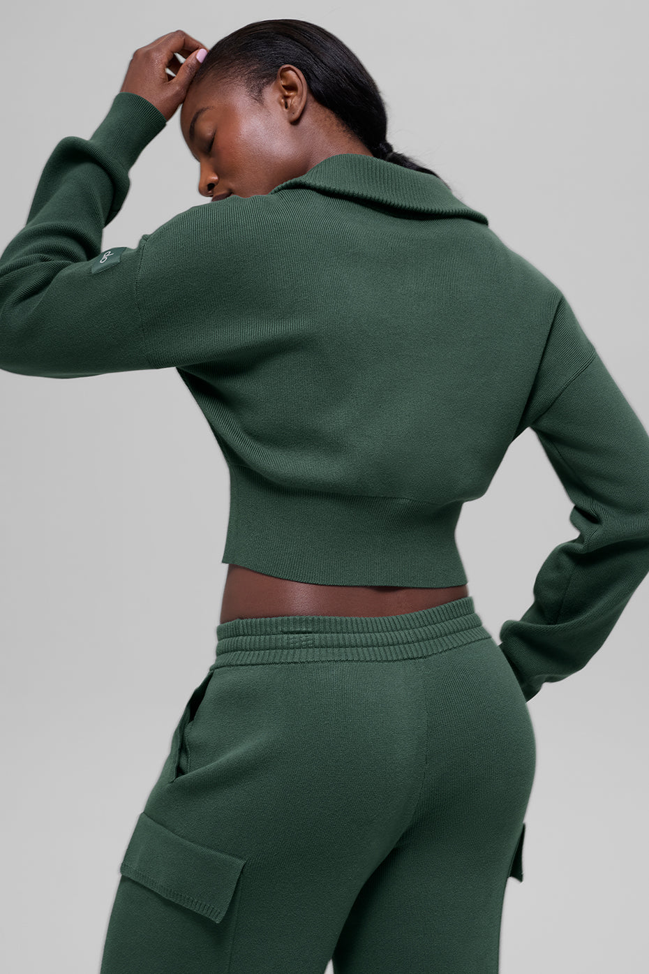 Veste Courte Zippée Scholar Knit