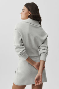 Veste Courte Zippée Scholar Knit