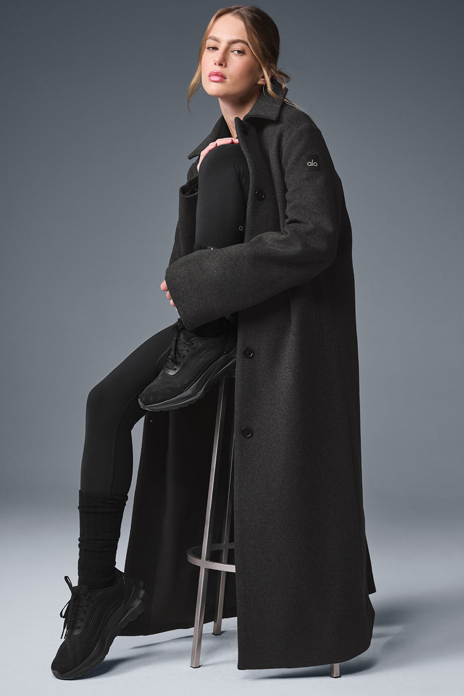 Manteau Long En Laine Metro