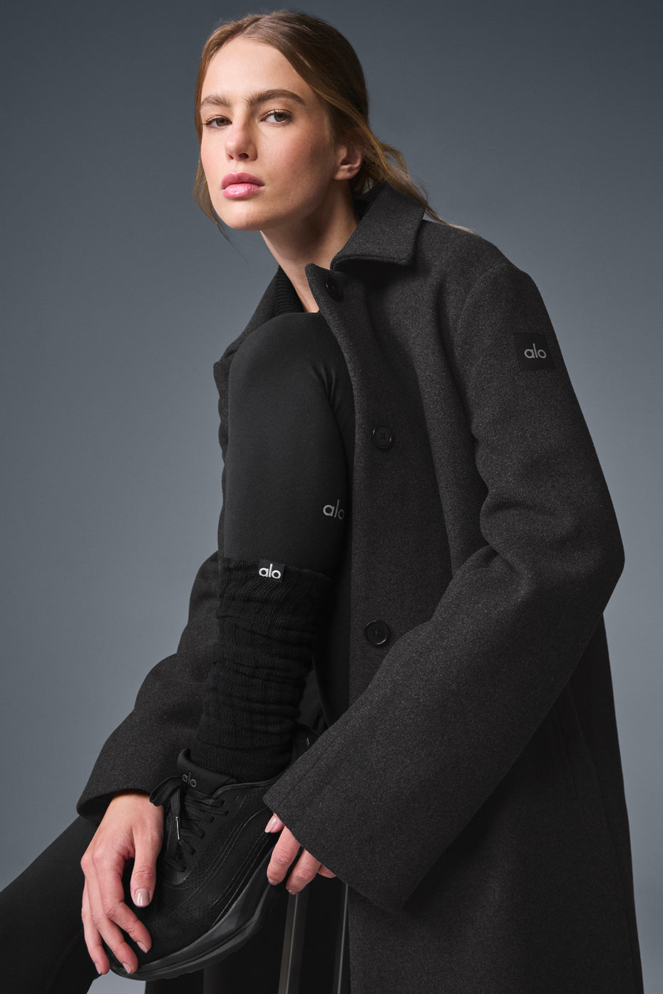 Manteau Long En Laine Metro