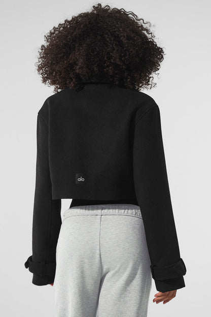 Trench-Coat Court En Laine Metro
