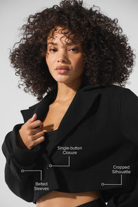 Trench-Coat Court En Laine Metro