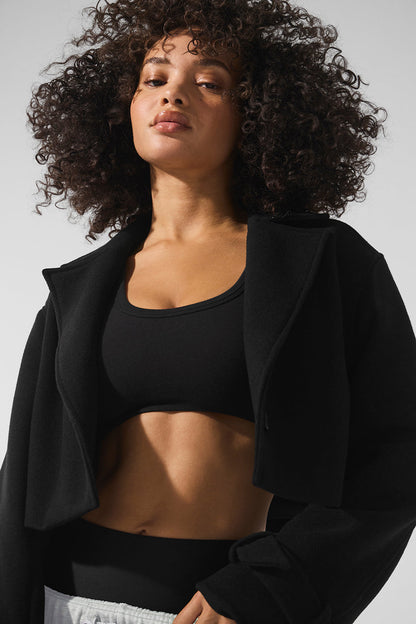 Trench-Coat Court En Laine Metro