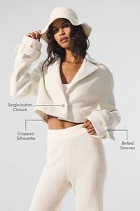 Trench-Coat Court En Laine Metro