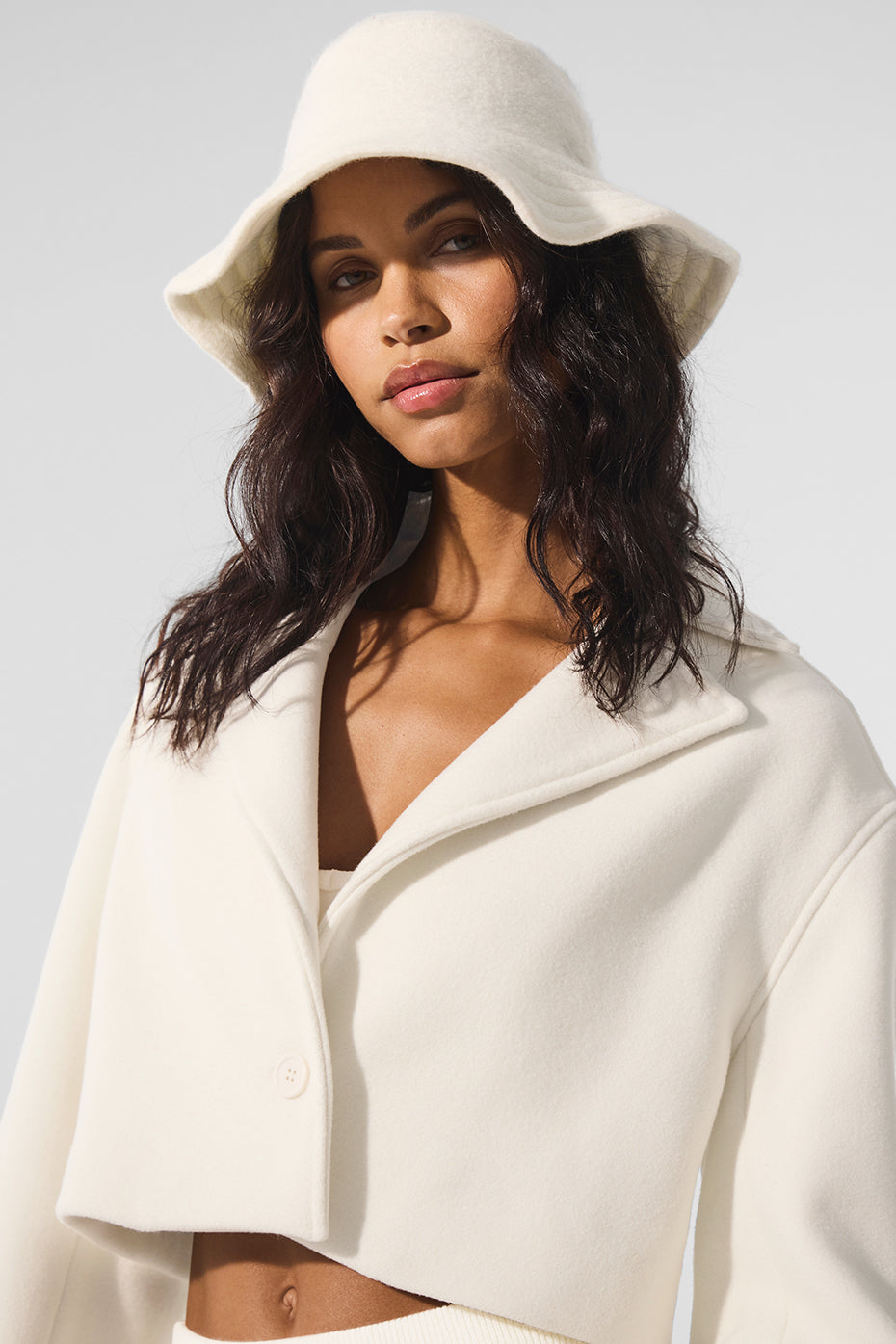Trench-Coat Court En Laine Metro